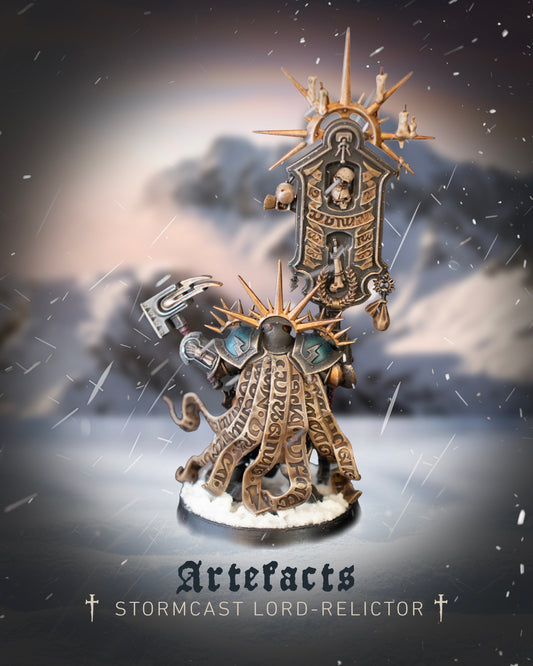 Stormcast lord-relictor - Hand-painted miniature model