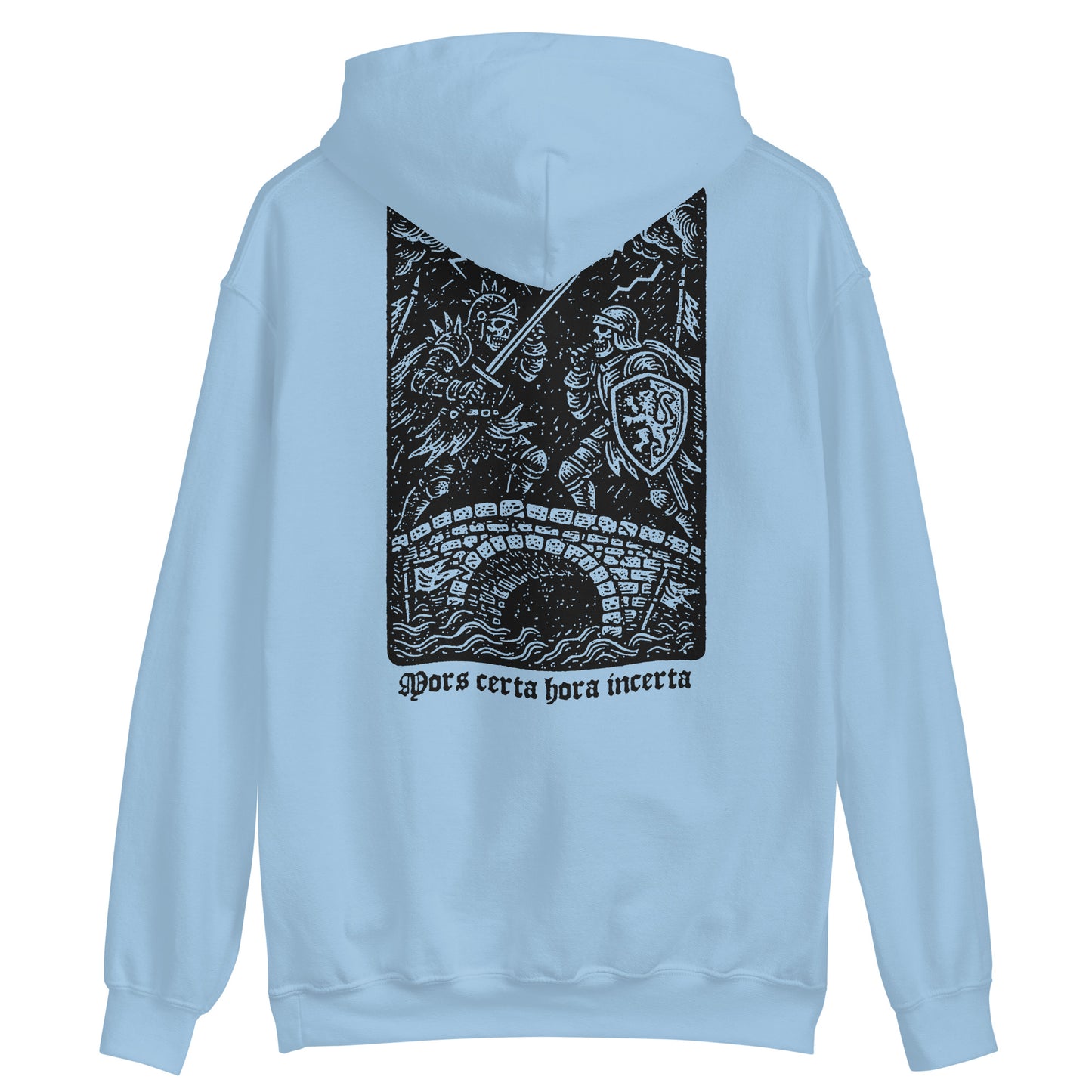Mors certa hora incerta! hoodie (Front & Back Print)