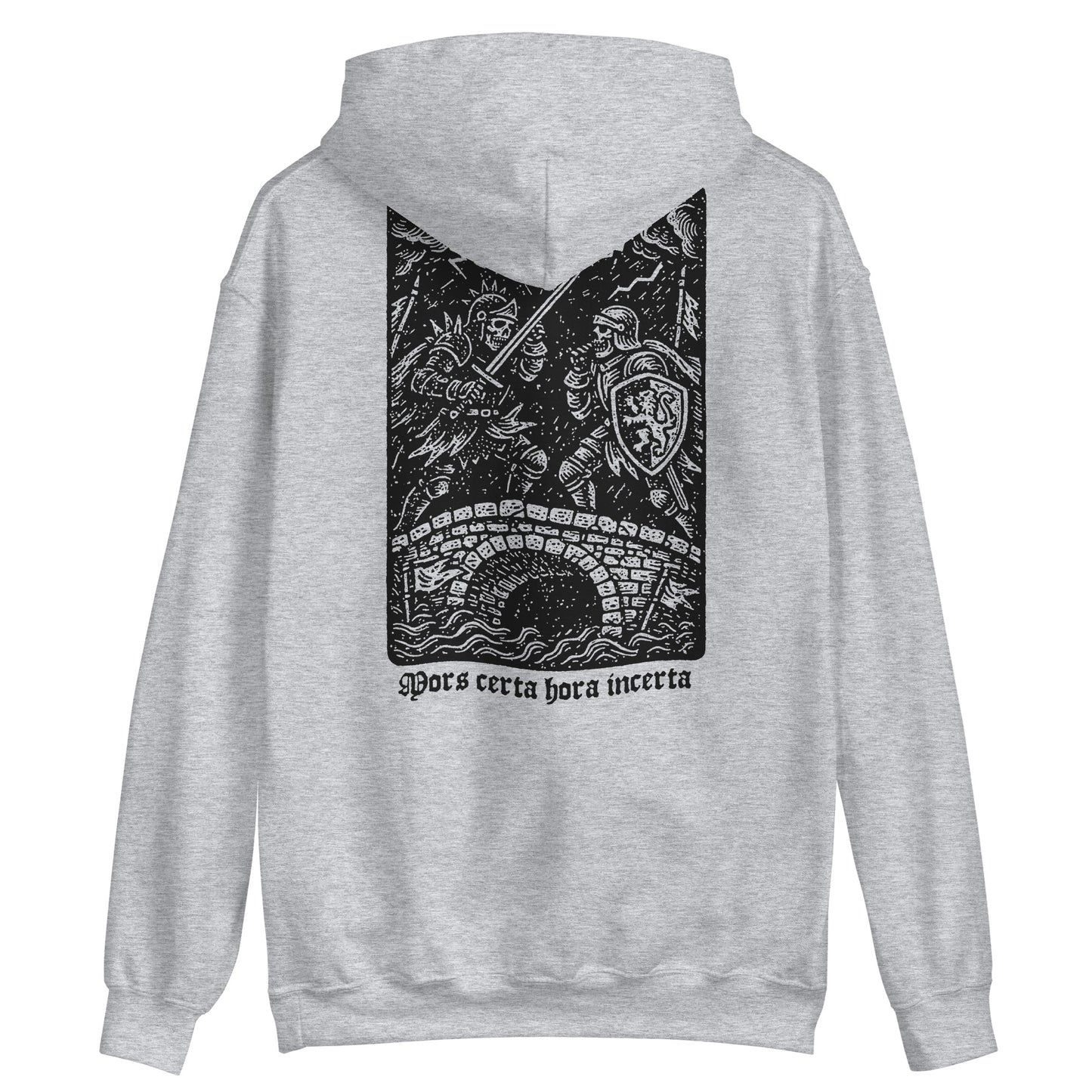 Mors certa hora incerta! hoodie (Front & Back Print)