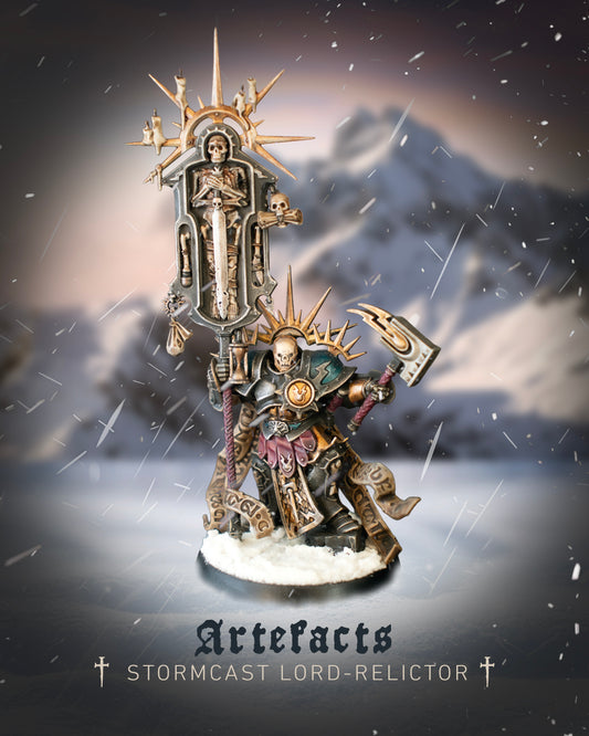 Stormcast lord-relictor - Hand-painted miniature model
