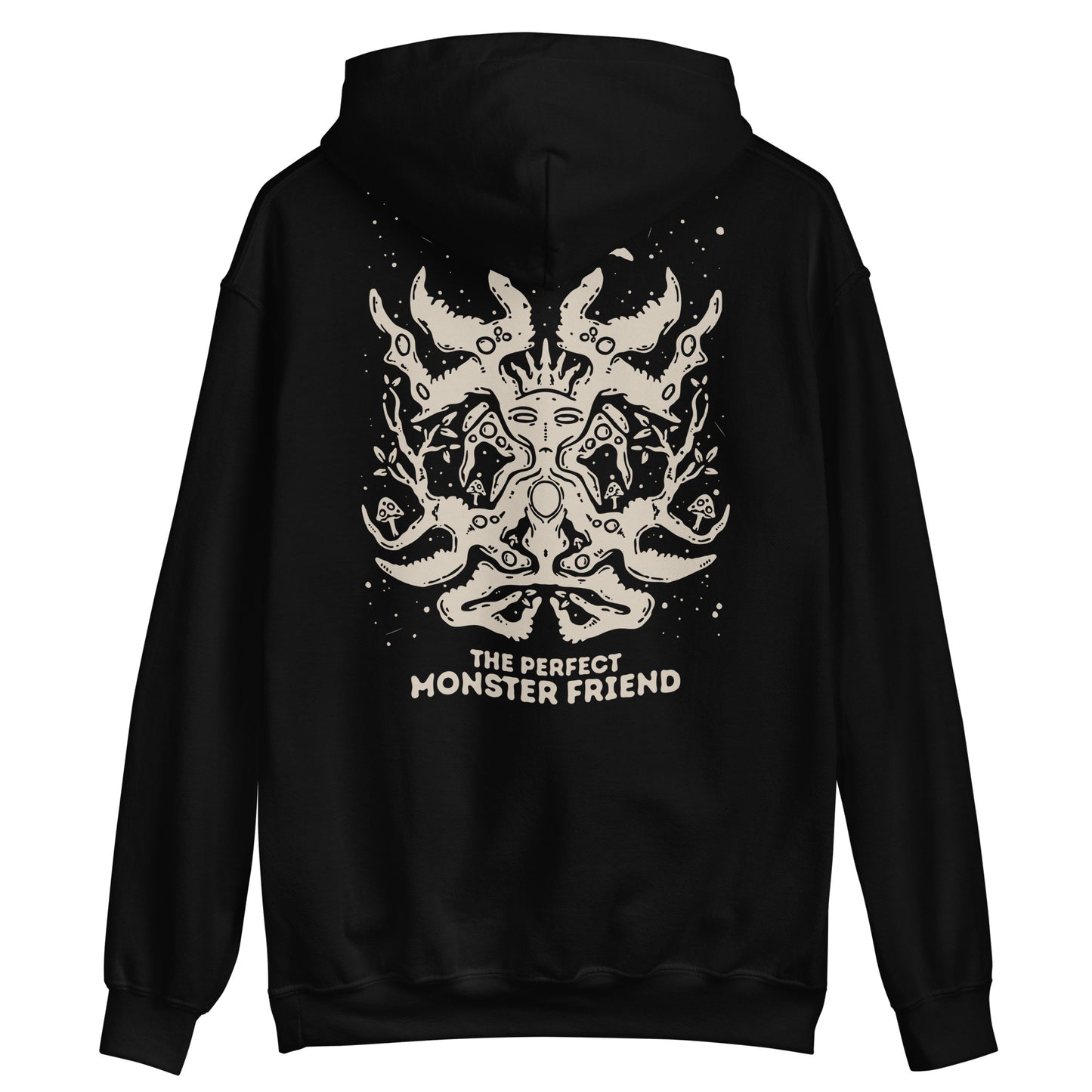 The Perfect Monster Friend! Hoodie (Back Print)