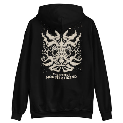 The Perfect Monster Friend! Hoodie (Back Print)