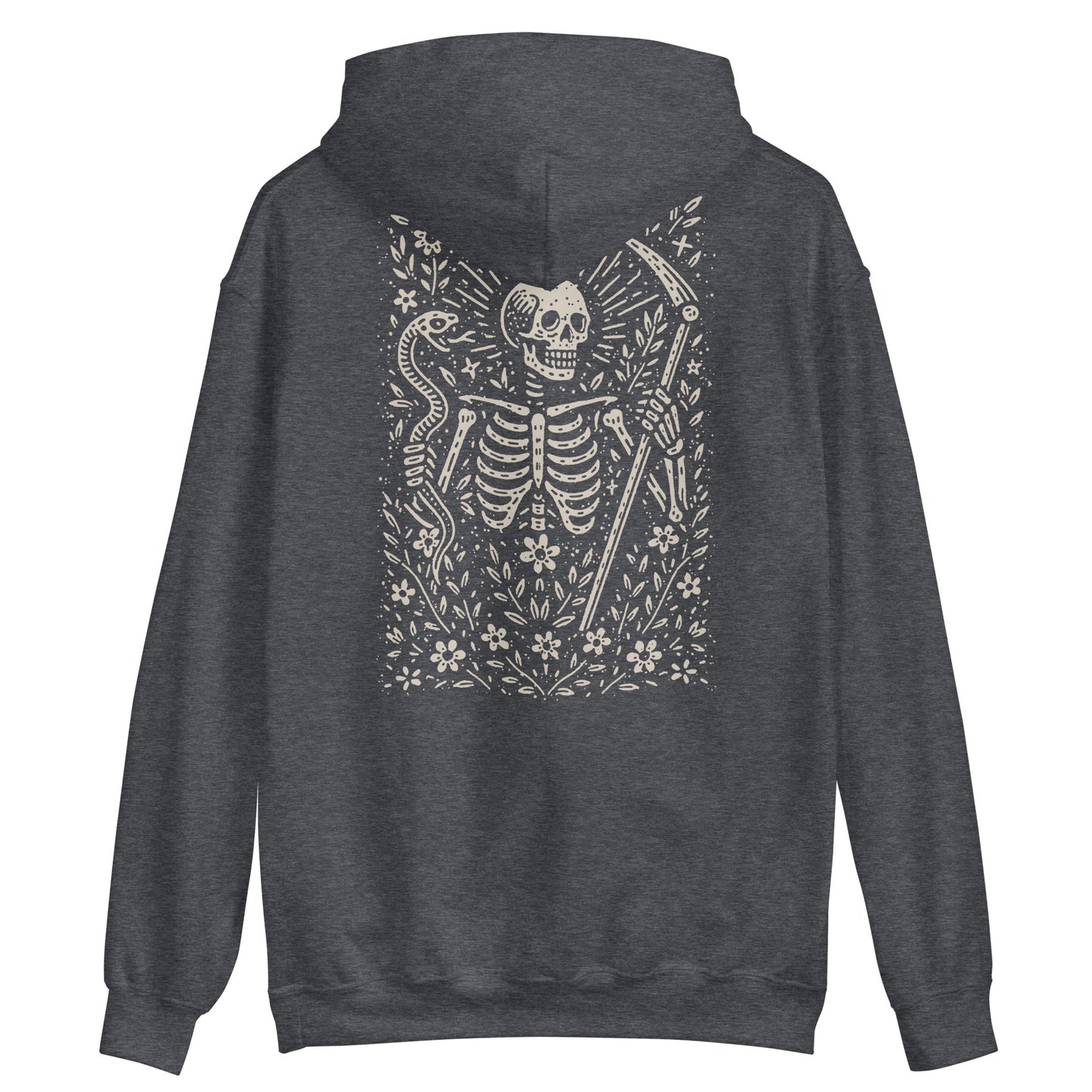 The snake & scythe! hoodie (Front & Back Print)