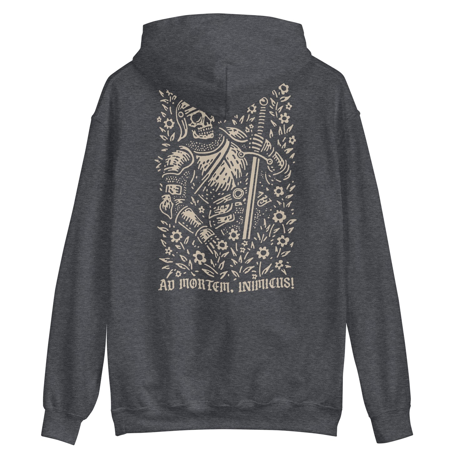 Ad mortem, inimicus! hoodie (Front & Back Print)