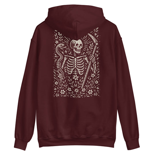 The snake & scythe! hoodie (Front & Back Print)