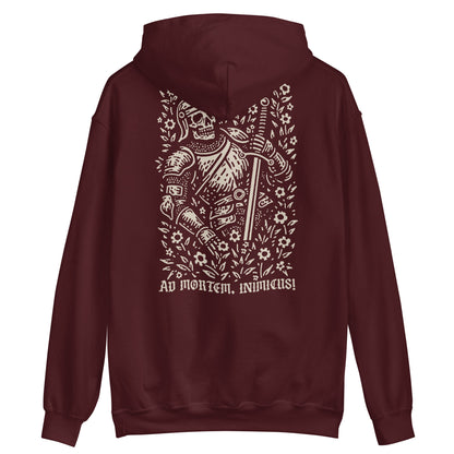 Ad mortem, inimicus! hoodie (Front & Back Print)