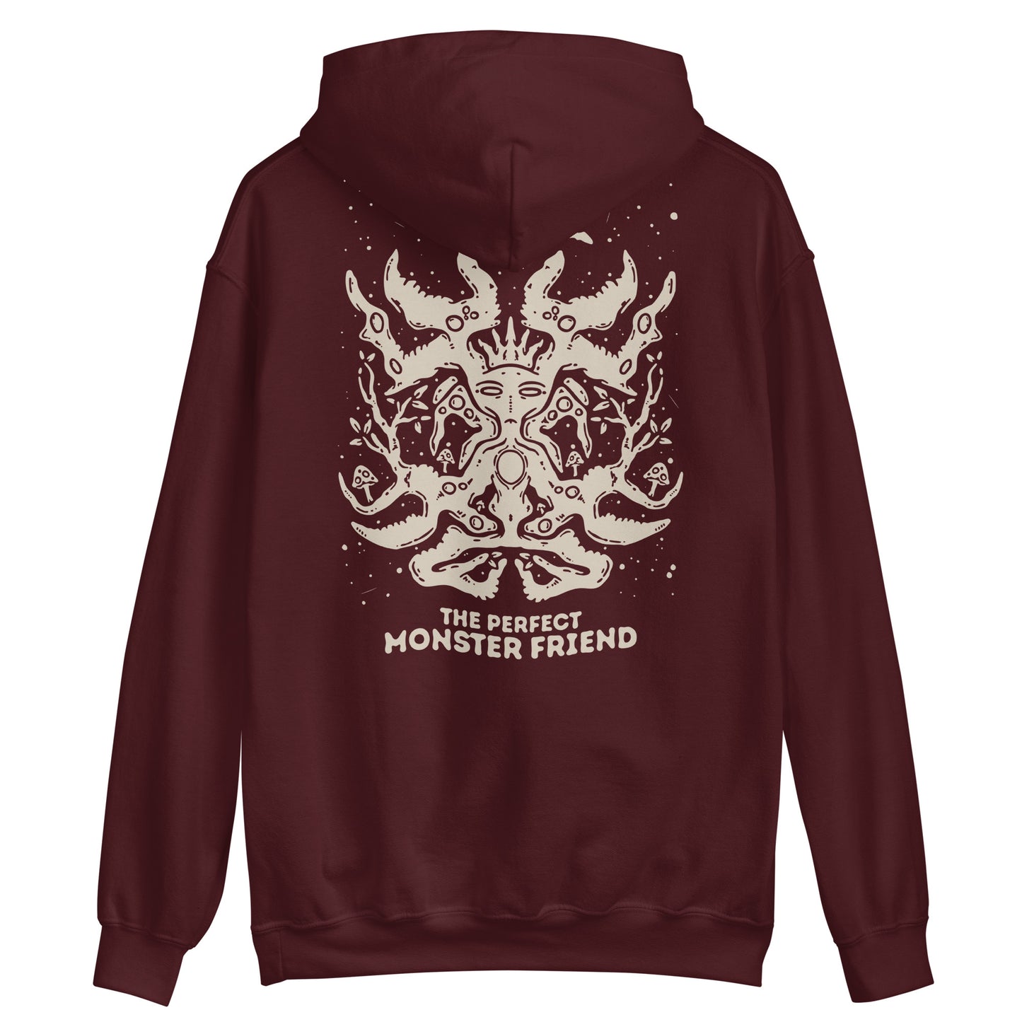 The Perfect Monster Friend! Hoodie (Back Print)