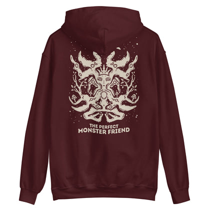 The Perfect Monster Friend! Hoodie (Back Print)