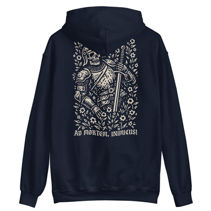 Ad mortem, inimicus! hoodie (Front & Back Print)