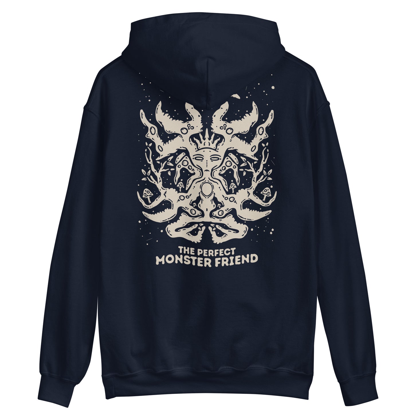 The Perfect Monster Friend! Hoodie (Back Print)