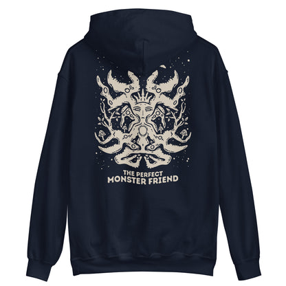 The Perfect Monster Friend! Hoodie (Back Print)