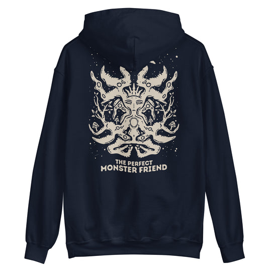 The Perfect Monster Friend! Hoodie (Back Print)