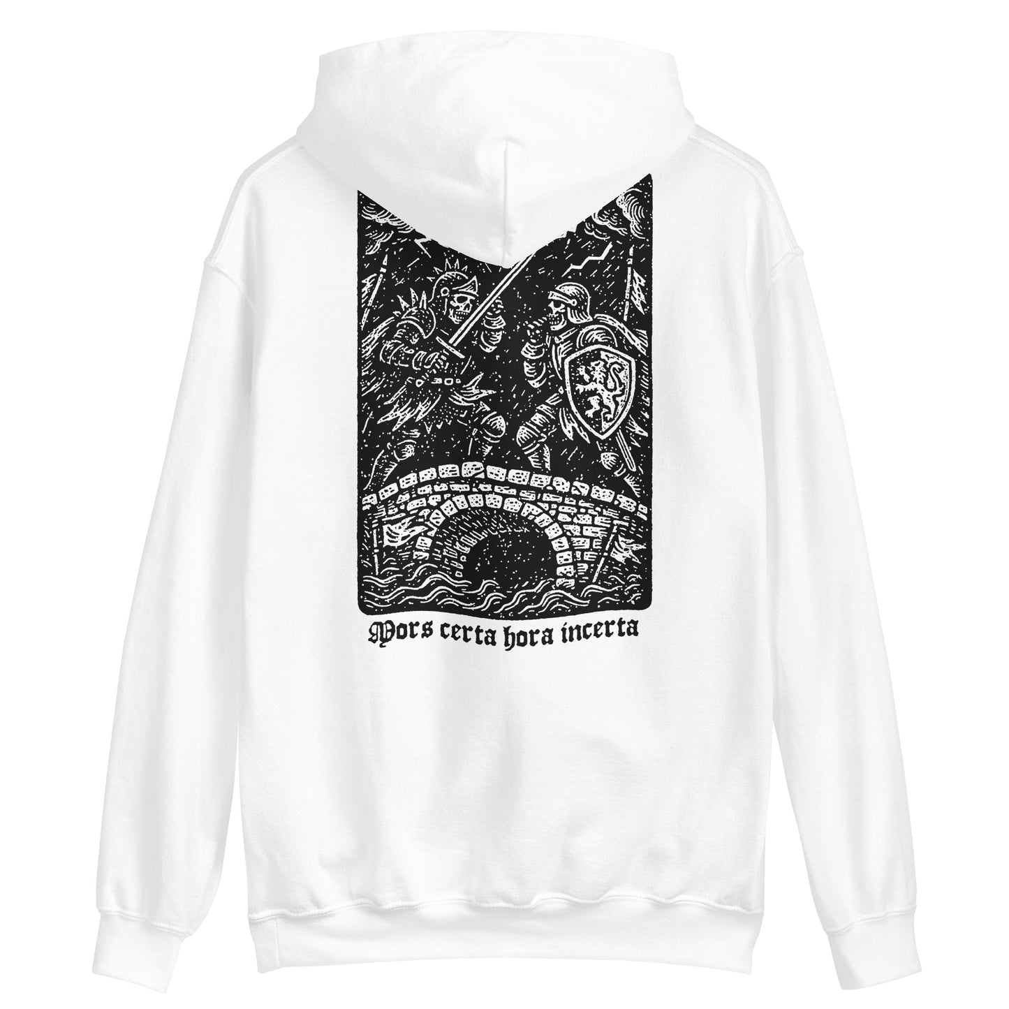 Mors certa hora incerta! hoodie (Front & Back Print)